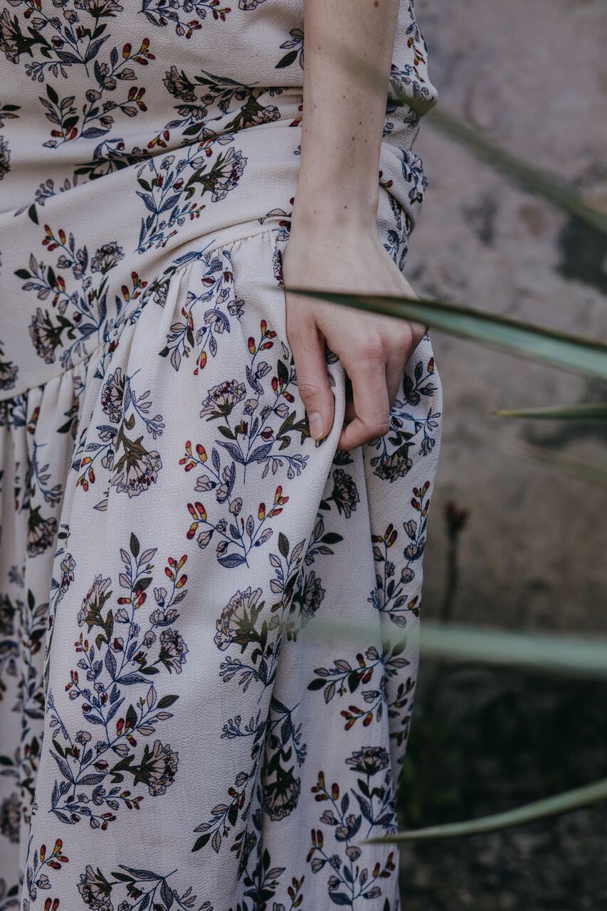 Summer Wine Ruffled Maxi Dress