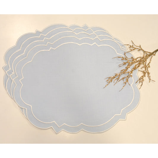 Le Bleu Napkins, S/4