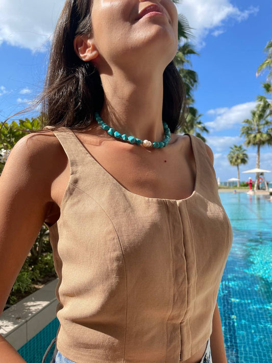 Izmir Turquoise Necklace